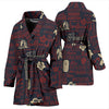 Hawaiian Themed Pattern Print Design H017 Women Bathrobe