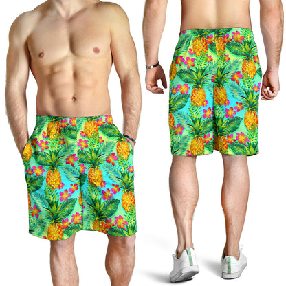 Pineapple Pattern Print Design PP010 Mens Shorts