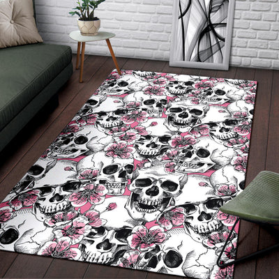 Cherry Blossom Pattern Print Design CB03 Area Rugs