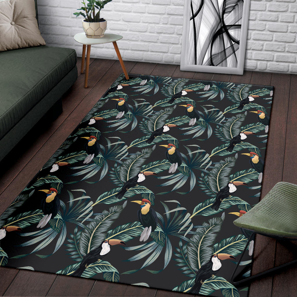 Rainforest Pattern Print Design RF06 Area Rugs