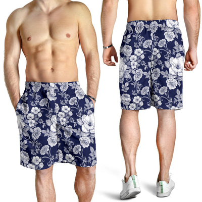 Floral Infrared Pattern Mens Shorts
