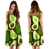 Avocado Pattern Print Design AC04 Midi Dress