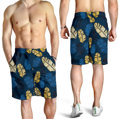 Banana Leaf Pattern Print Design BL09 Mens Shorts