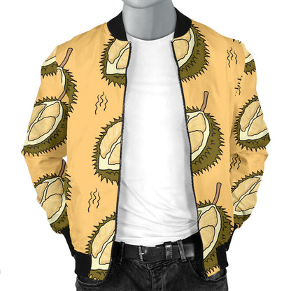 Durian Pattern Print Design DR02 Men Bomber Jacket