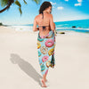 Donut Pattern Print Design DN05 Sarong Pareo Wrap