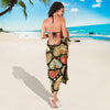 Heart Boho Pattern Print Design HE04 Sarong Pareo Wrap