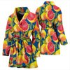 Grapefruit Pattern Print Design GF04 Women Bathrobe