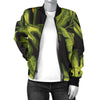 Bird Of Paradise Pattern Print Design BOP013 Women Bomber Jacket