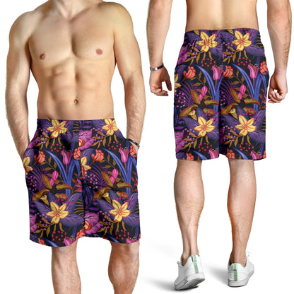 Lily Pattern Print Design LY016 Mens Shorts