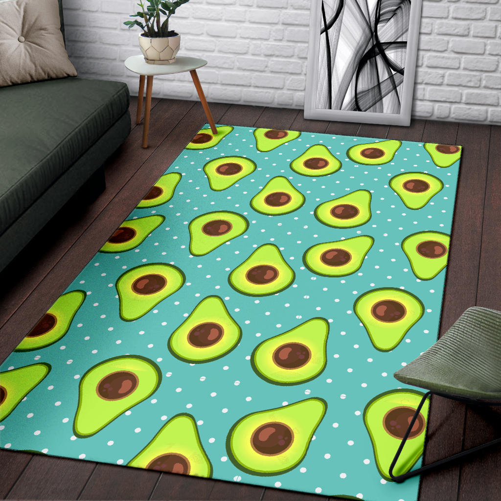 Avocado Pattern Print Design AC012 Area Rugs