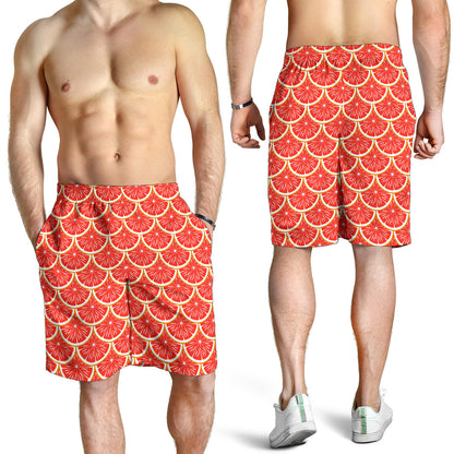 Grapefruit Pattern Print Design GF07 Mens Shorts