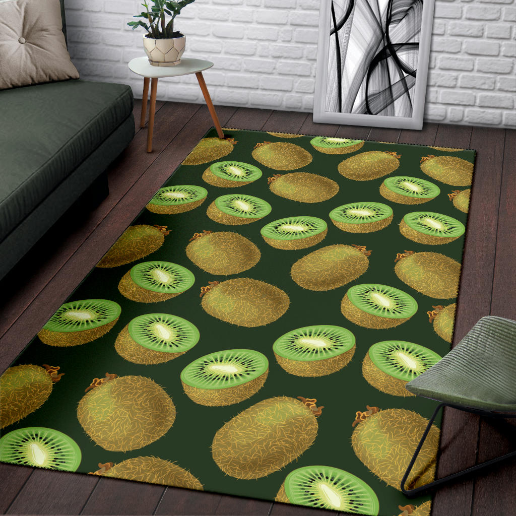 Kiwi Pattern Print Design KW04 Area Rugs