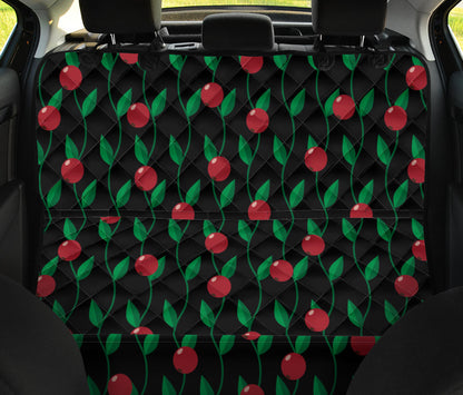 Cranberry Pattern Print Design CB01 Rear Dog  Seat Cover