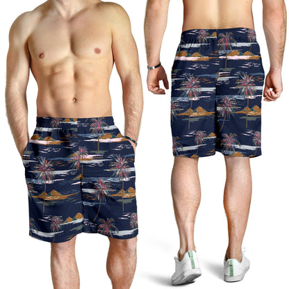 Pacific island Pattern Print Design A06 Mens Shorts