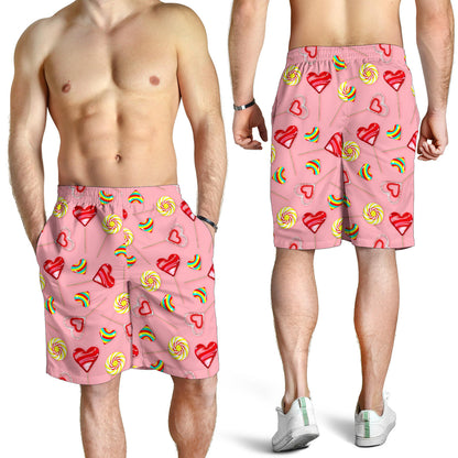 Lollipop Pattern Print Design LL05 Mens Shorts