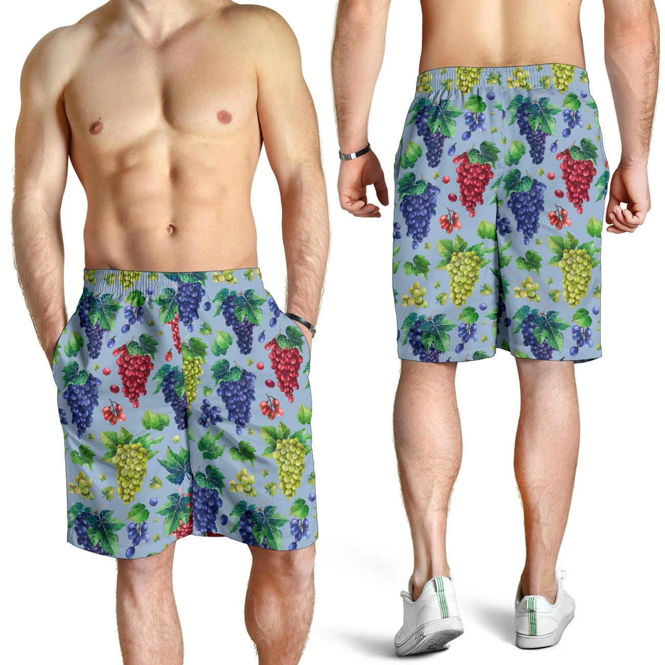 Grape Pattern Print Design GP06 Mens Shorts