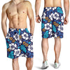 Hibiscus Pattern Print Design HB030 Mens Shorts