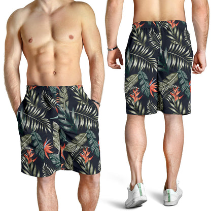 Bird Of Paradise Pattern Print Design BOP02 Mens Shorts