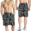 Bird Of Paradise Pattern Print Design BOP02 Mens Shorts