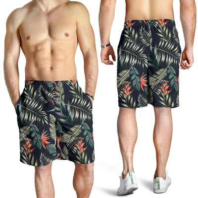 Bird Of Paradise Pattern Print Design BOP02 Mens Shorts