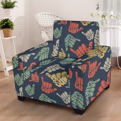 Surf Hand sign Armchair Slipcover