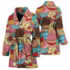 Cupcake Pattern Print Design CP01 Women Bathrobe