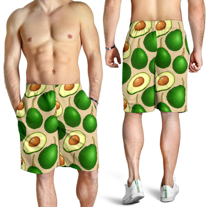 Avocado Pattern Print Design AC010 Mens Shorts