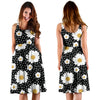 Daisy Pattern Print Design DS02 Midi Dress