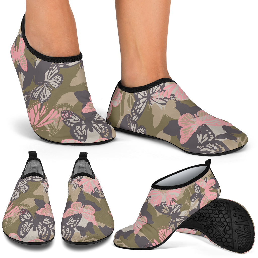 Butterfly camouflage Aqua Water Shoes