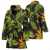 Bird Of Paradise Pattern Print Design BOP013 Women Bathrobe