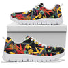 Bird Of Paradise Pattern Print Design BOP016 Sneakers White Bottom Shoes