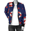 Nautical Pattern Print Design A03 Women's Bomber Jacket