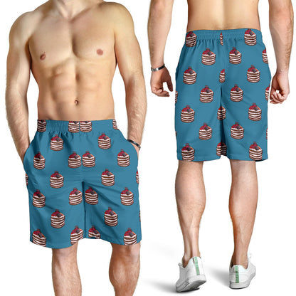 Pancake Pattern Print Design A03 Mens Shorts