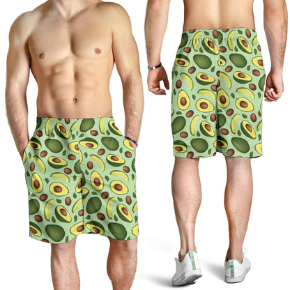 Avocado Pattern Print Design AC01 Mens Shorts