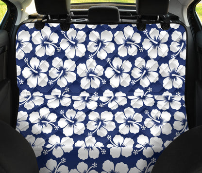 Hibiscus Pattern Print Design HB013 Rear Dog  Seat Cover