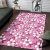 Cherry Blossom Pattern Print Design CB02 Area Rugs