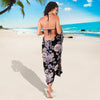 Dahlia Pattern Print Design DH012 Sarong Pareo Wrap