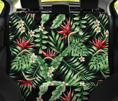 Bird Of Paradise Pattern Print Design BOP05 Rear Dog  Seat Cover