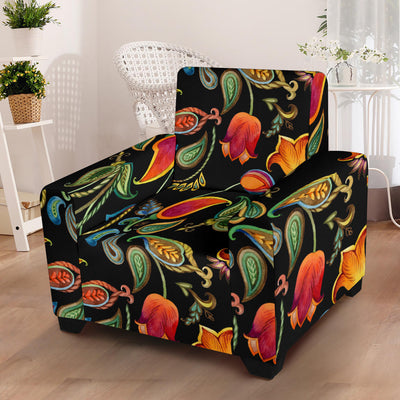 Tulip Boho Pattern Print Design TP09 Armchair Slipcover