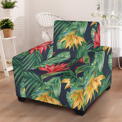 Bird Of Paradise Pattern Print Design BOP09 Armchair Slipcover