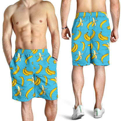 Banana Pattern Print Design BA08 Mens Shorts