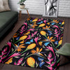 Tropical Flower Pattern Print Design TF016 Area Rugs
