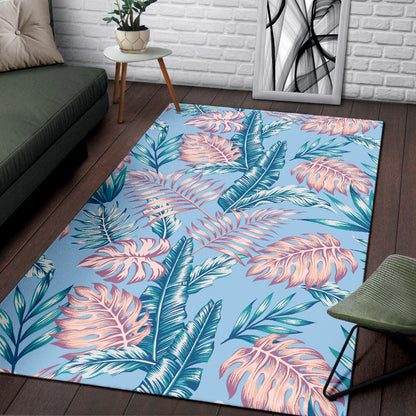Tropical Flower Pattern Print Design TF01 Area Rugs