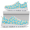 Daisy Pattern Print Design DS03 Sneakers White Bottom Shoes