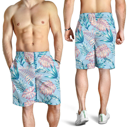 Tropical Flower Pattern Mens Shorts