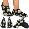 Daisy Pattern Print Design DS01 Aqua Water Shoes