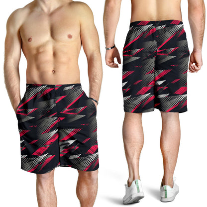 Racing Style Pattern Print Design A04 Mens Shorts