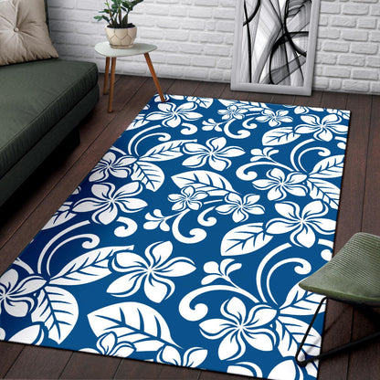 Plumeria Pattern Print Design PM013 Area Rugs