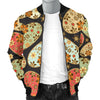 Heart Boho Pattern Print Design HE04 Men Bomber Jacket