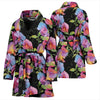 Peony Pattern Print Design PE012 Women Bathrobe